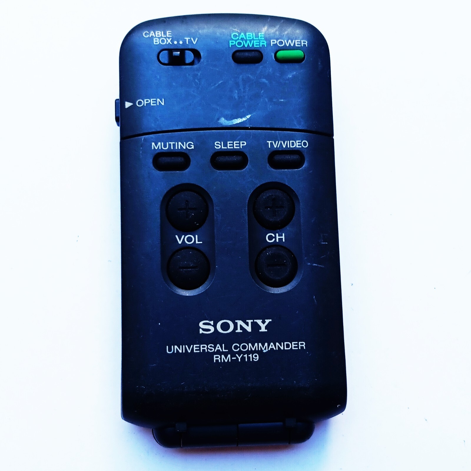 Sony Remote RM Y119 Universal Commander TV Video Guide Menu Vintage Used #807