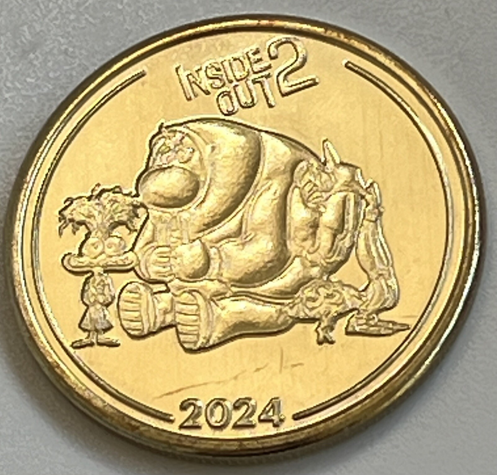 Pixar Fest 2024 Inside Out 2 (2024) Medallion