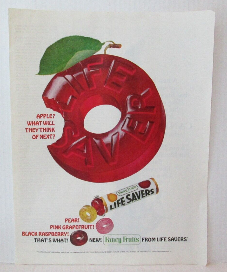 1965 LIFE SAVERS FANCY FRUITS Vintage 10\