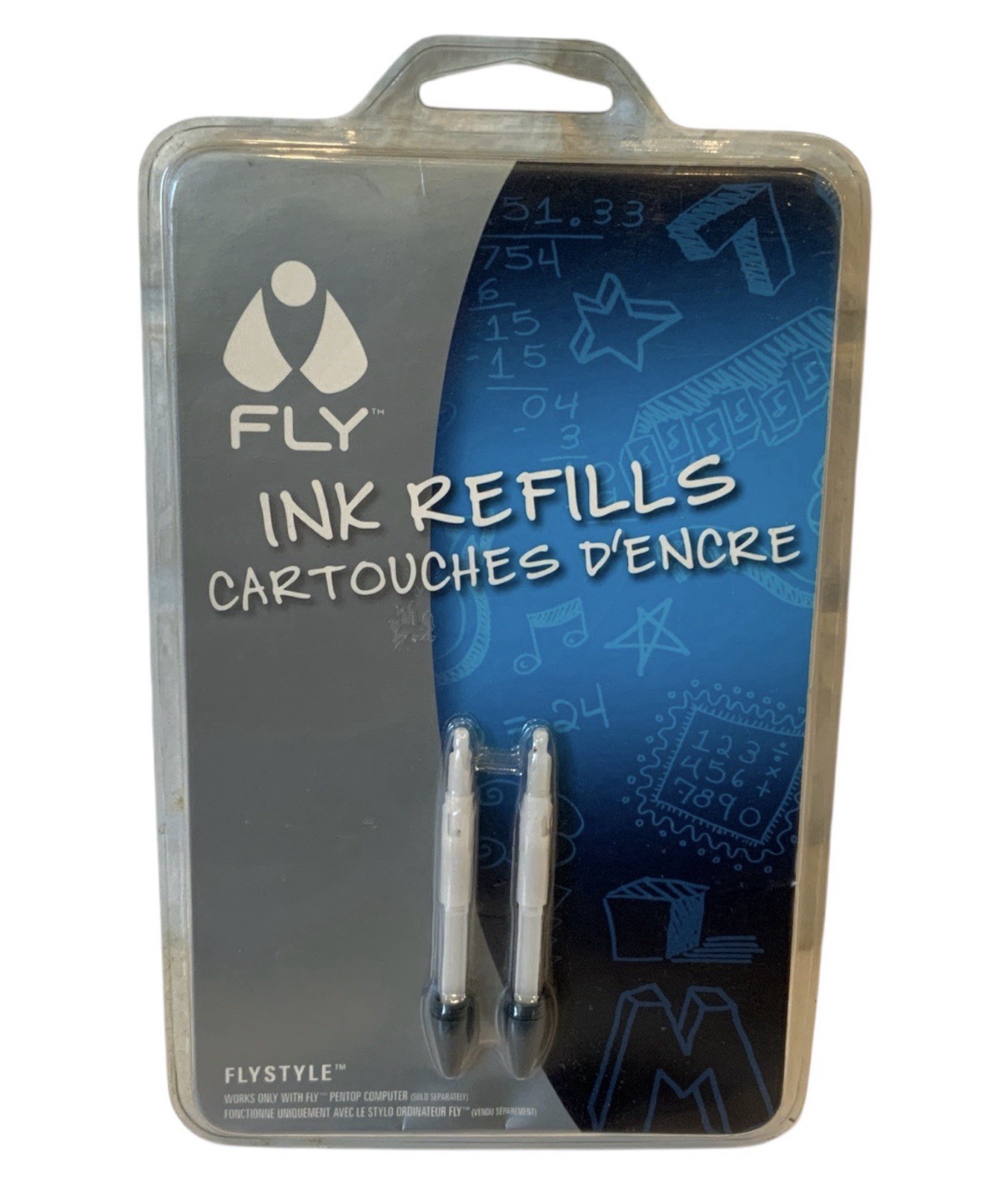 FLY Ink Refills 2 Per Pack Works With Fly Pentop Computer Flystyle Leapfrog
