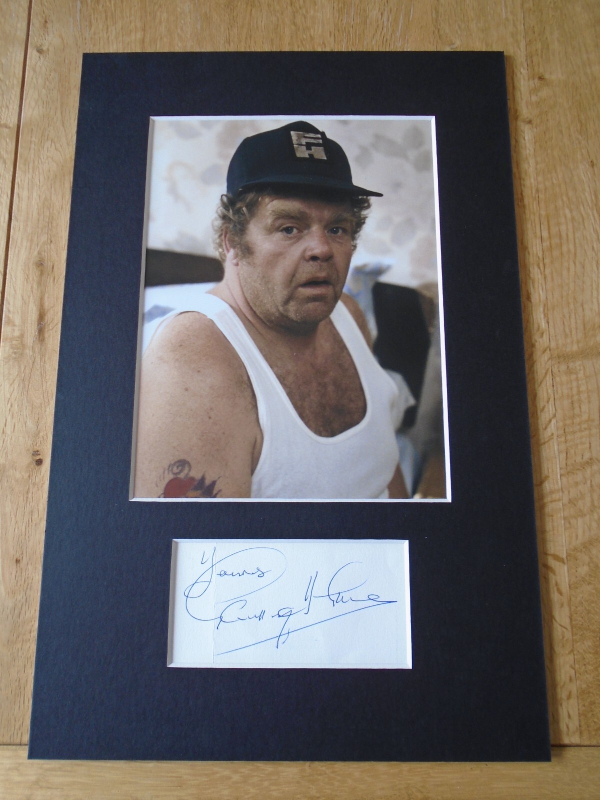 Geoffrey Hughes Genuine Signed Authentic Autograph - UACC / AFTAL.