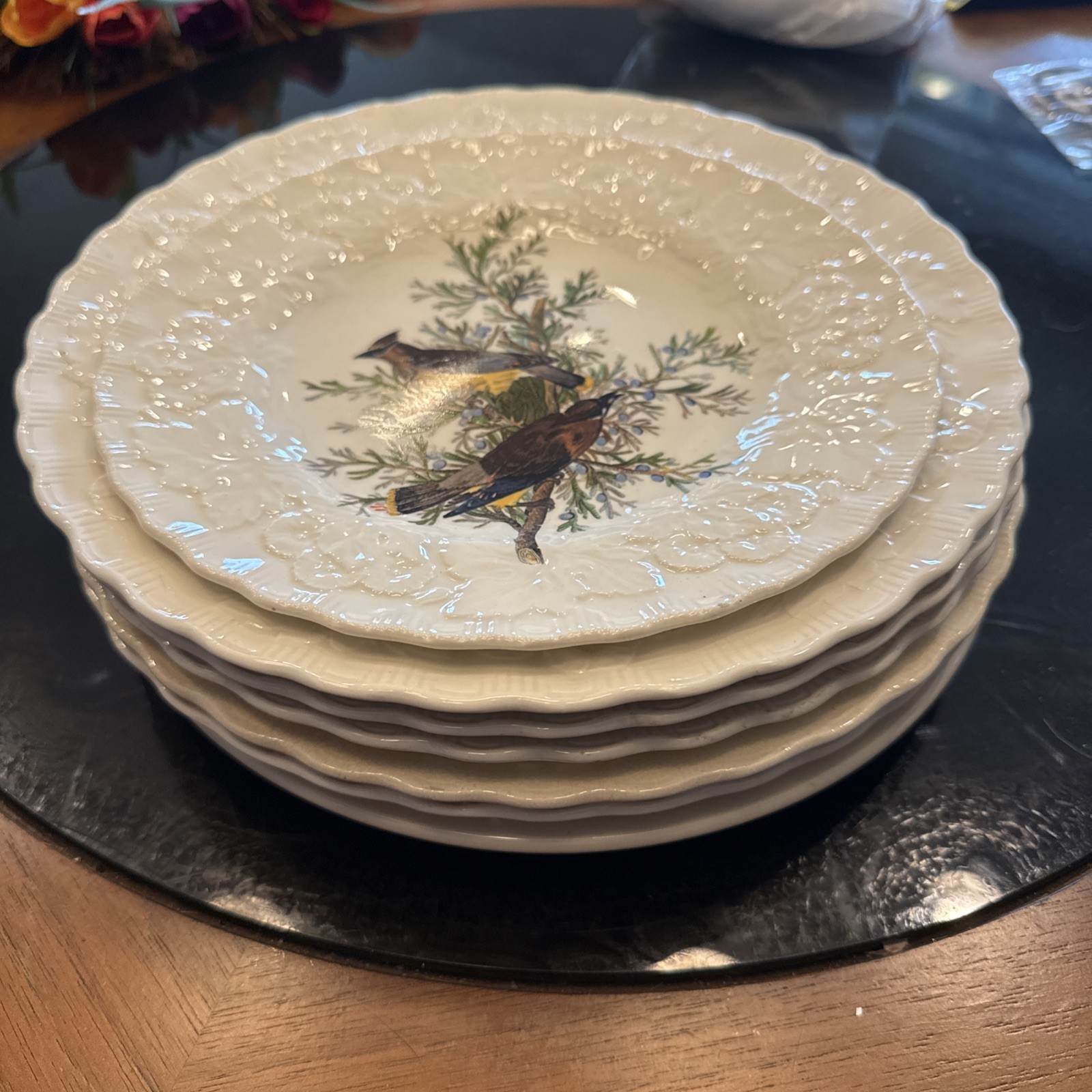 Vintage Audubon Birds Of America Plate Set Of 7 #17, 43(x2), 43(small), 168, 367