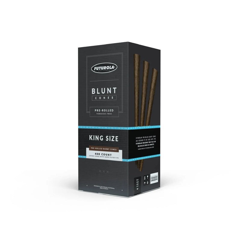 Futurola King Size Bulk Box Blunt Cones - 400 Count
