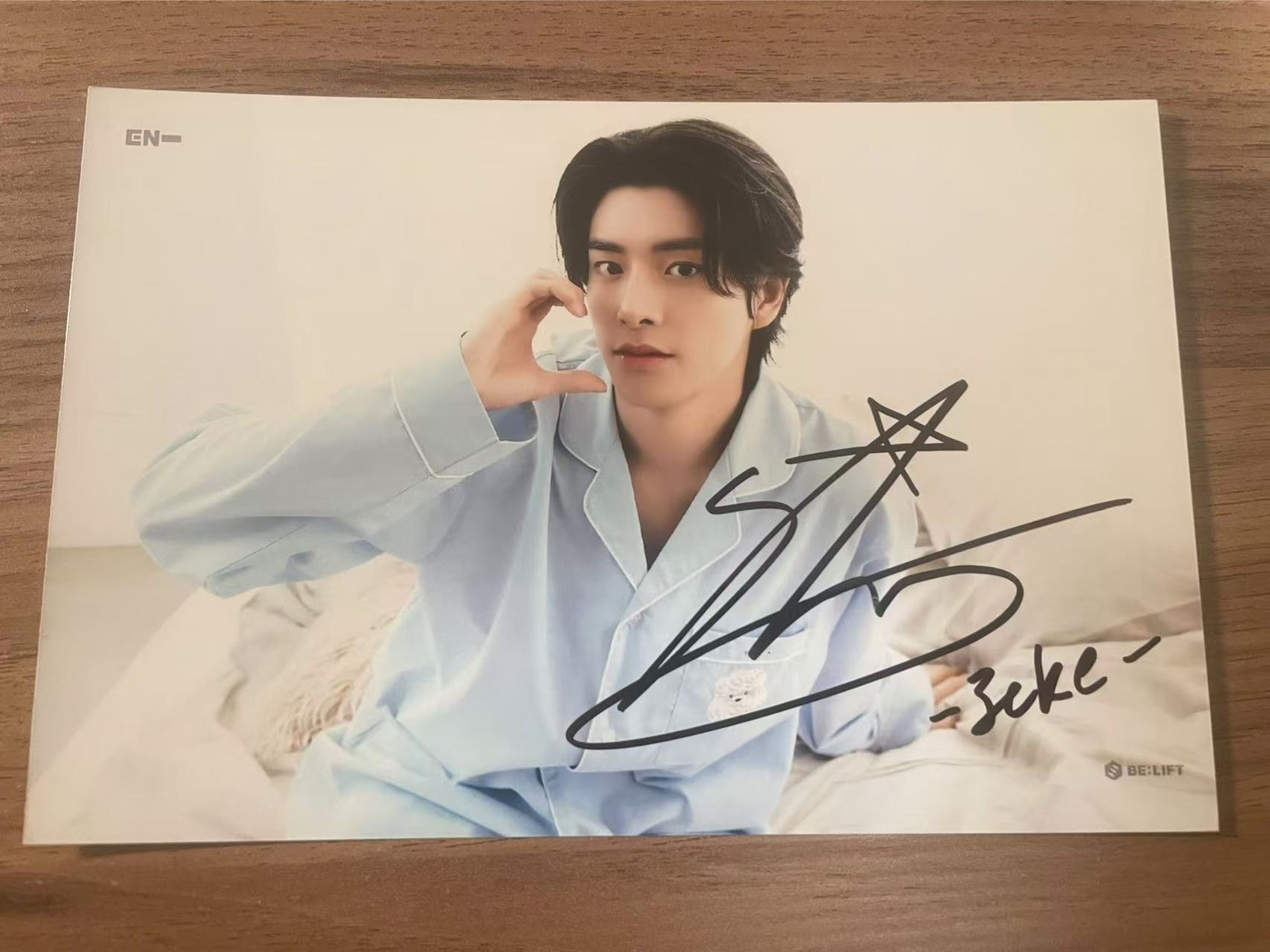 JAKE ENHYPEN Autograph Photos Signature Gift Fidelity 6 Inch Collection 沈载伦签名