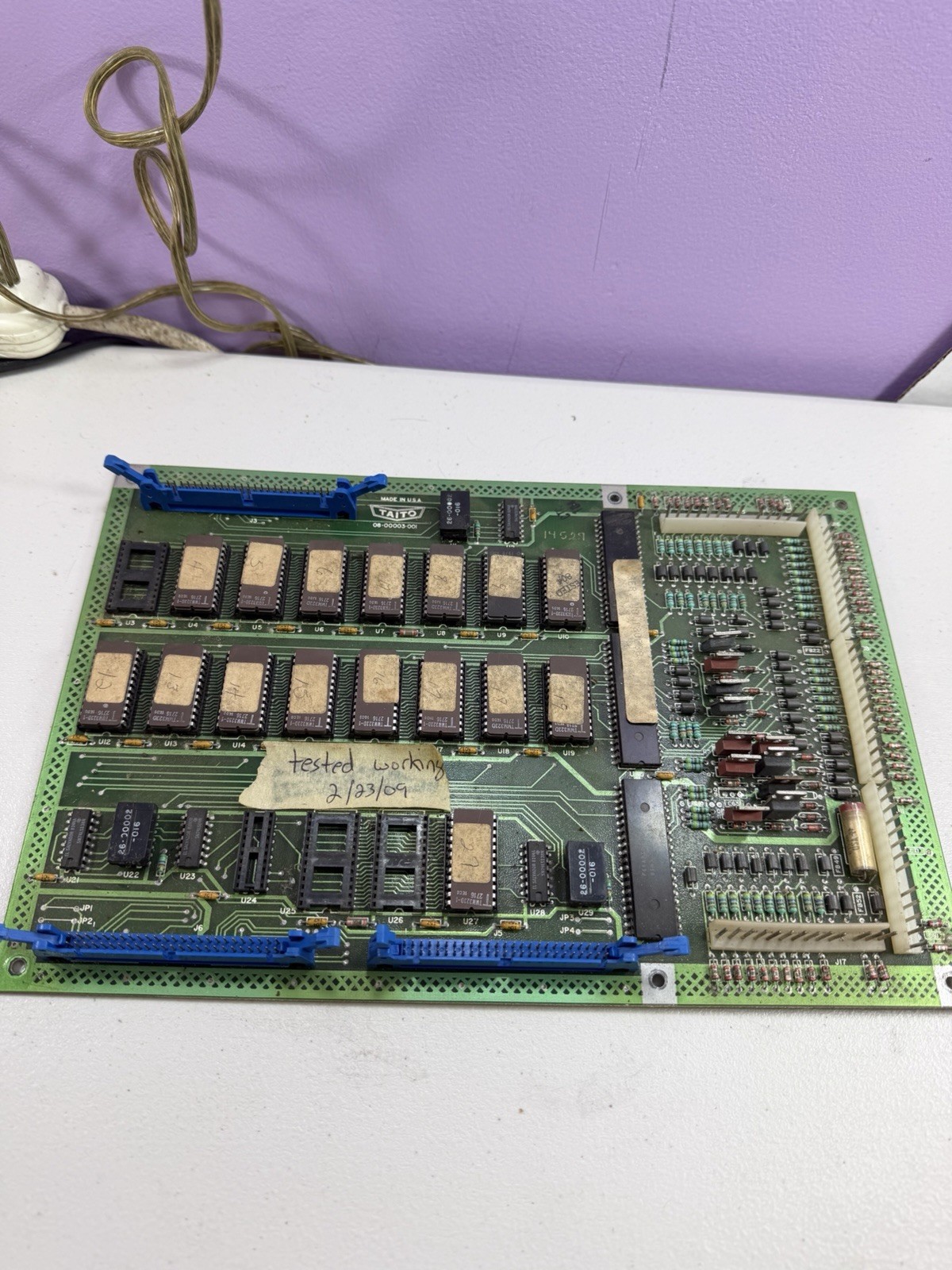vintage Taito arcade game circuit board Sound Board Qix? Zoo Keeper? Untested