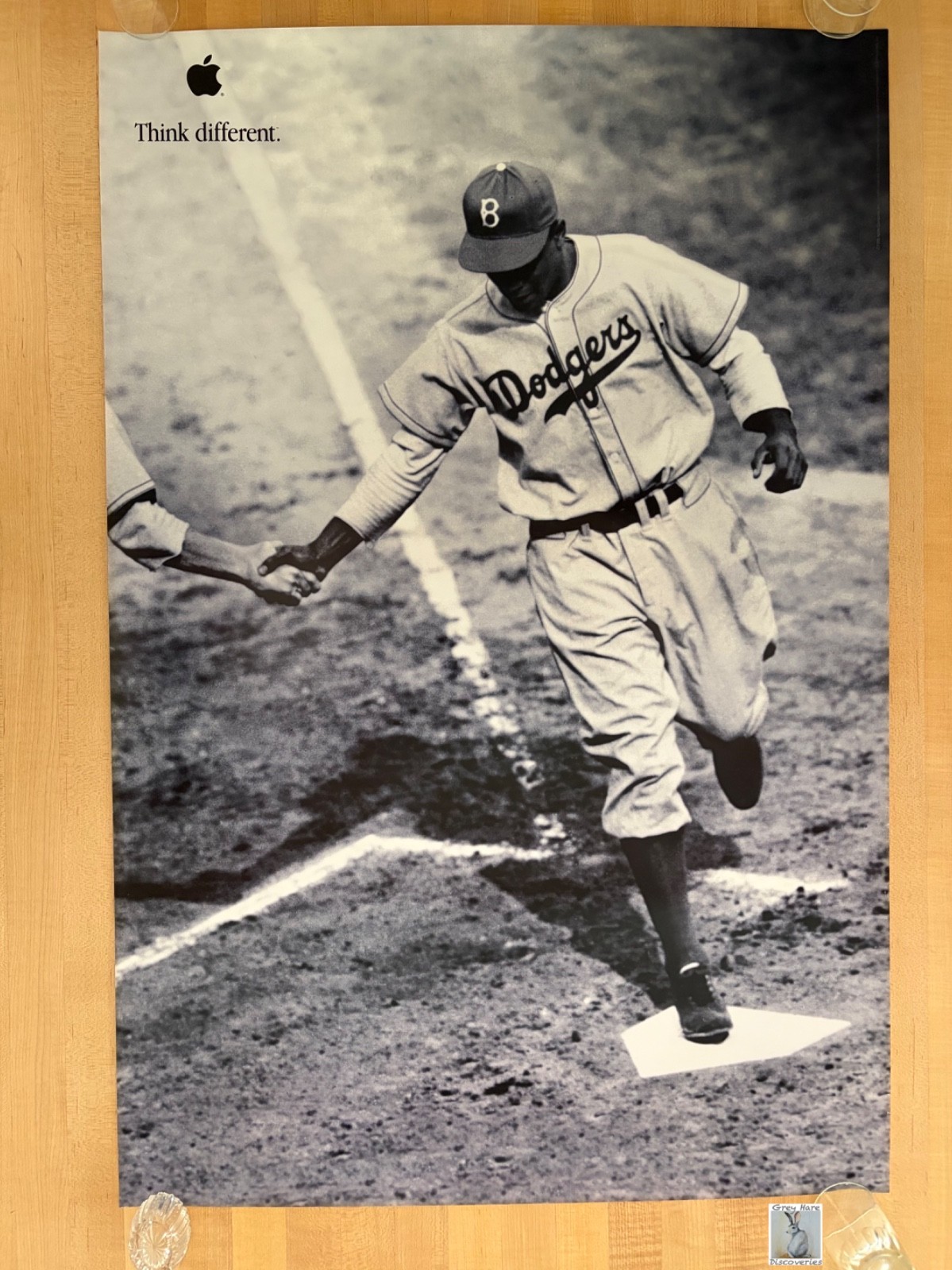 Original Apple “Think Different” Poster - Jackie Robinson, 24”x36” *READ