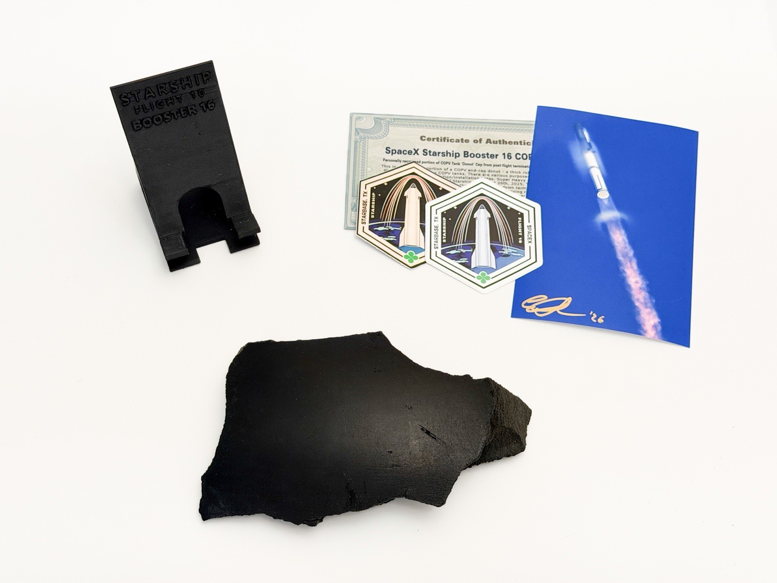 SpaceX Starship Historic Flight 10 Super Heavy Booster Relic COPV Cap Material L