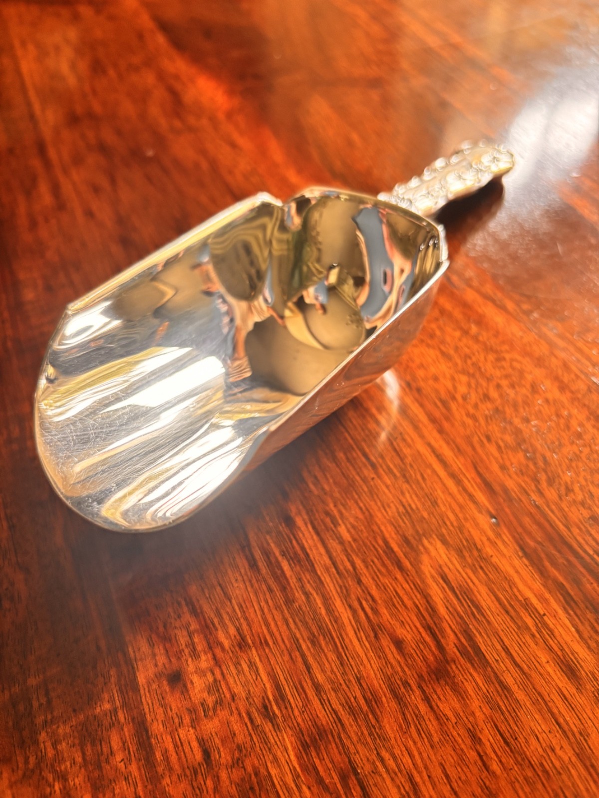 Gorham antique silver ice scoop strasbourg pattern made 1897 no scuffs no mono