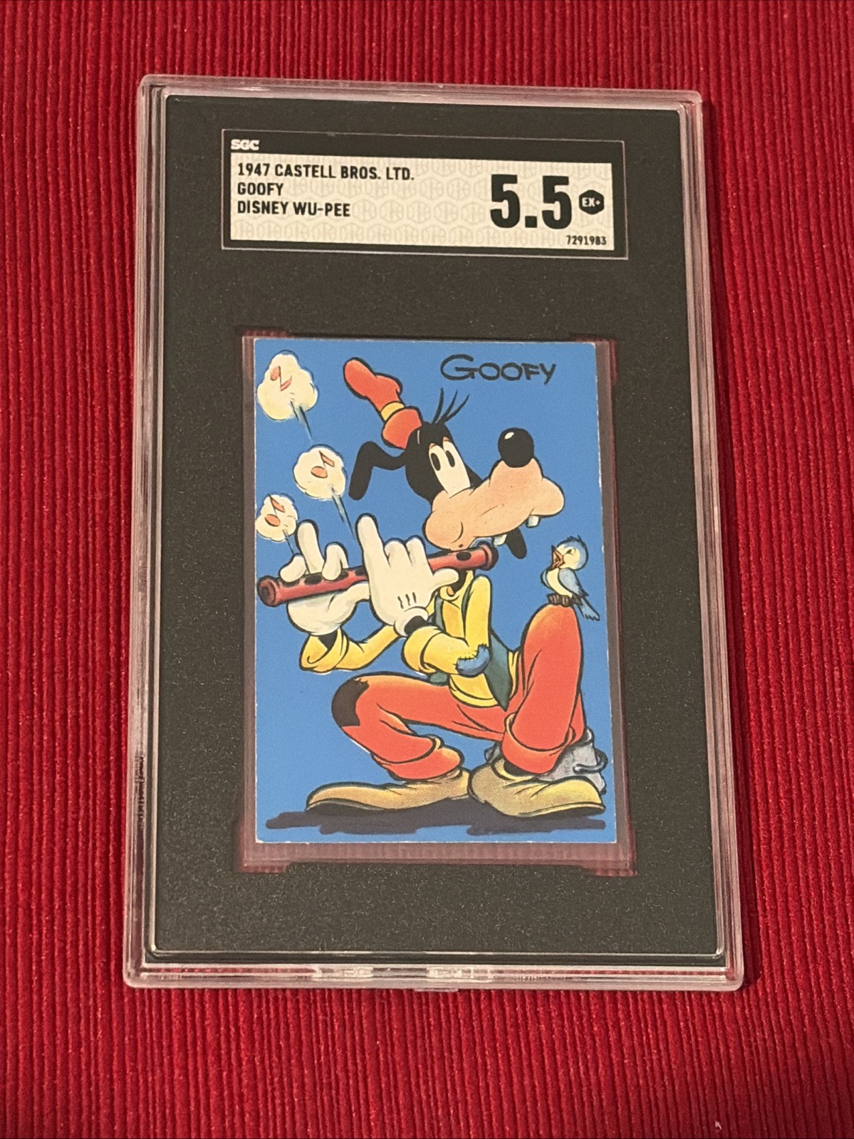 1947 Castell Bros. Walt Disney Wu-Pee Goofy SGC 5.5 - Highest Graded Ever