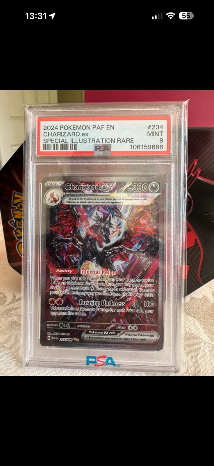 2024 Pokémon TCG Charizard ex #234 Special Illustration Rare