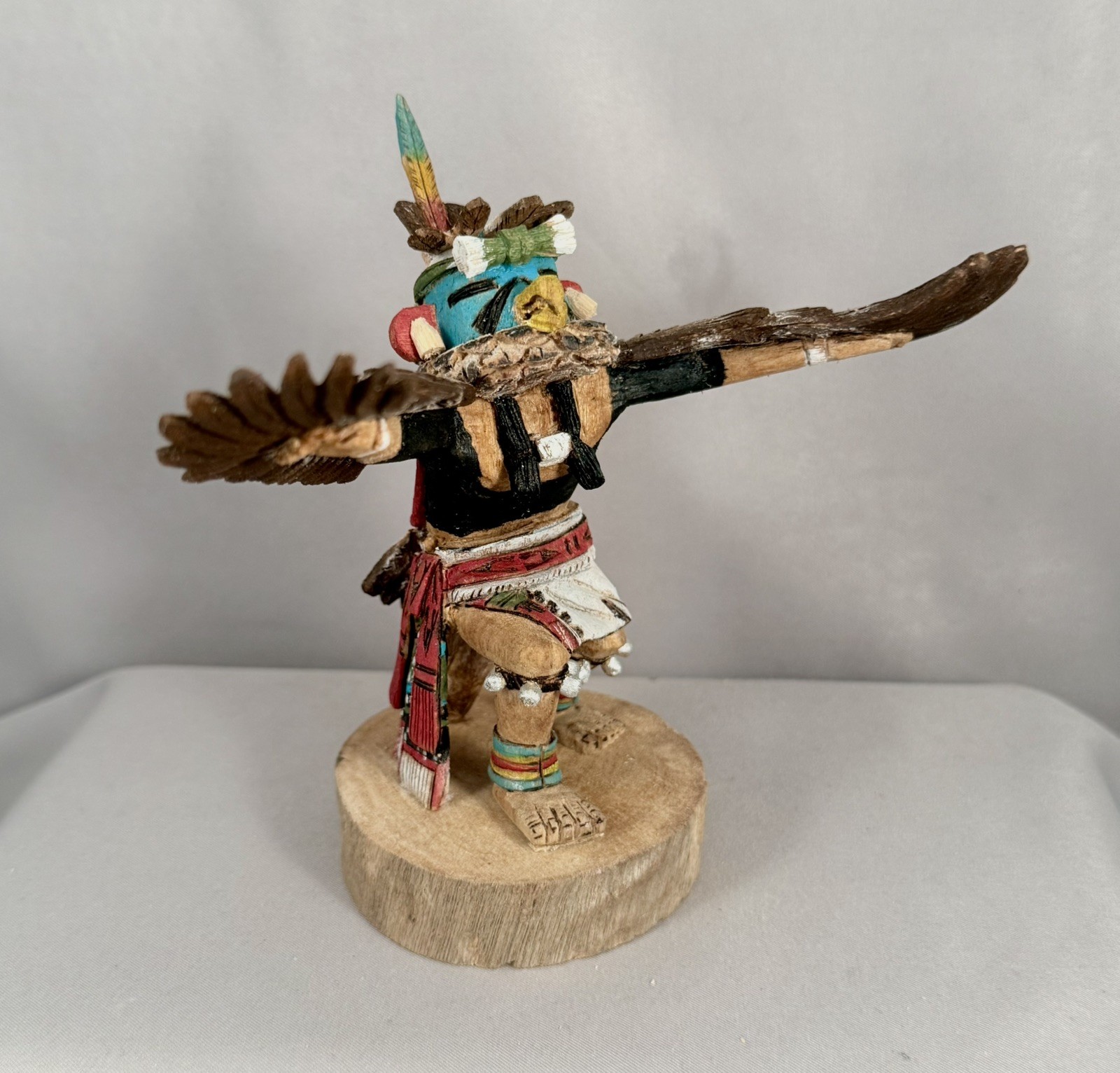 Hopi Red Tail Hawk Kachina by Henry Naha