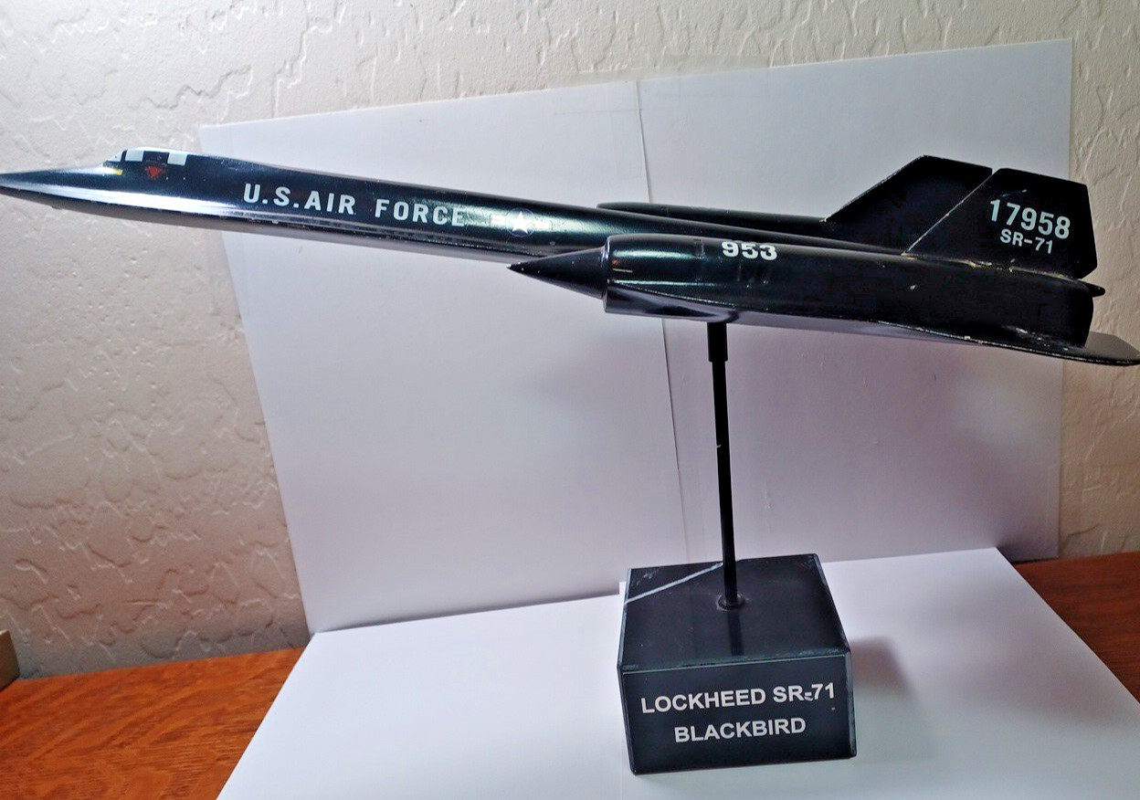 60's Lockheed Model US Airforce Titanium ? Contractors SR 71 Blackbird 17
