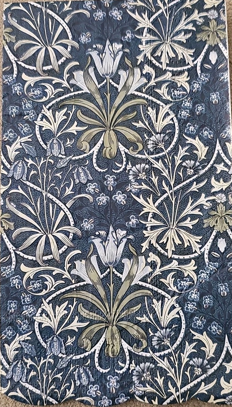 TWO Individual Napkins Morris & Co. Flowers Guest Towel Decoupage ()