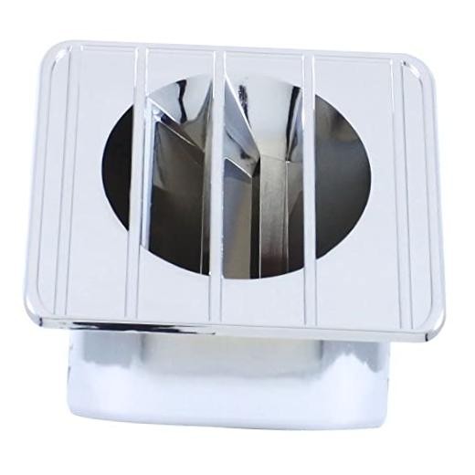 C677218 Chrome Defrost Duct For 1967-72 Chevy and GMC Truck - R/H