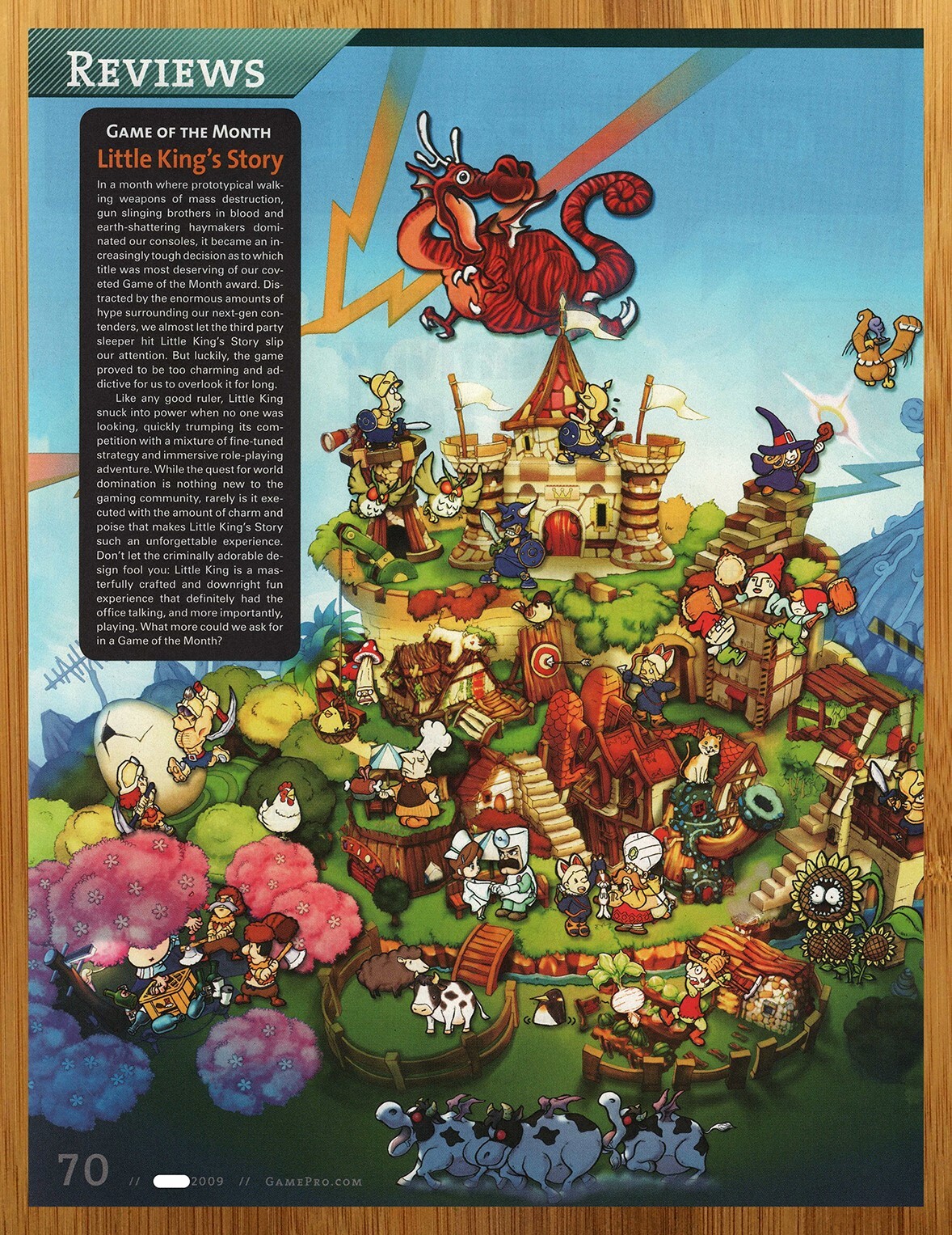 2009 Little King's Story Nintendo Wii Print Ad/Poster Authentic Video Game Art