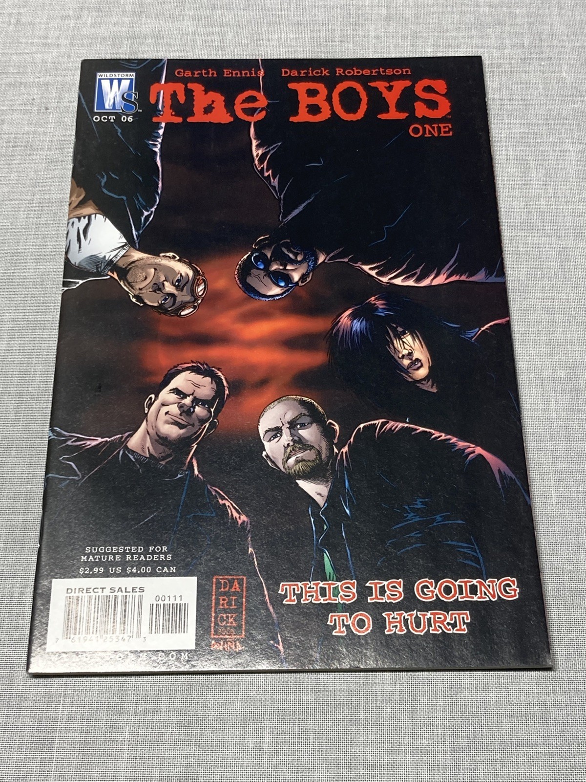 The Boys #1 (2006 Series) - 1st Printing - Wildstorm Comics Rare key 