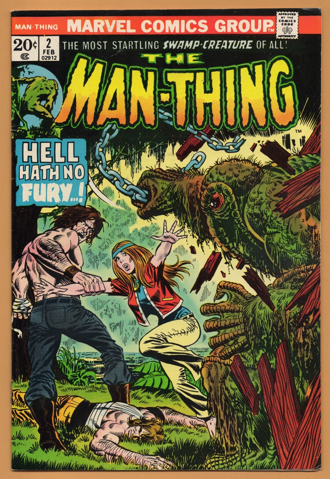 MAN THING  # 2     9.0    VERY FINE / NEAR MINT