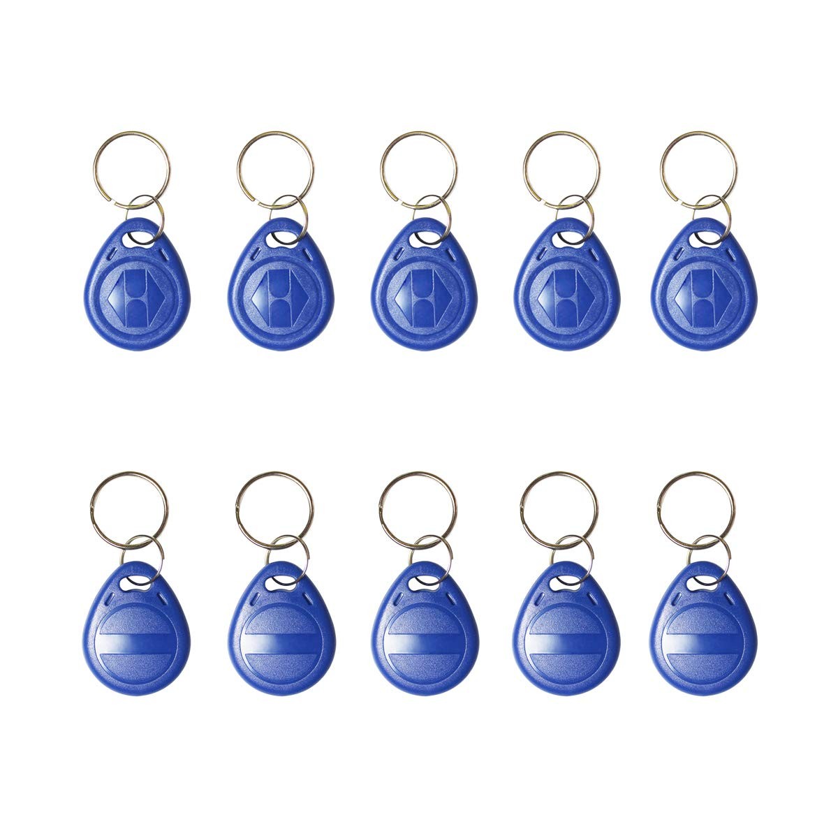 10 PCS Writable 125kHz RFID Key Fob Proximity ID Card Token Tag Rewritable T5...
