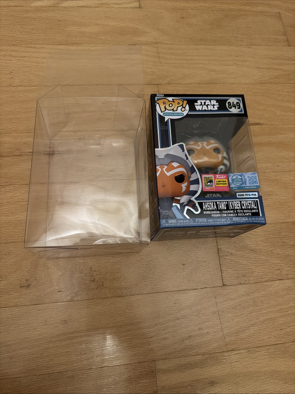 2026 SDCC Funko Pop #849 Star Wars Ahsoka Tano Kyber Crystal, LE /9500