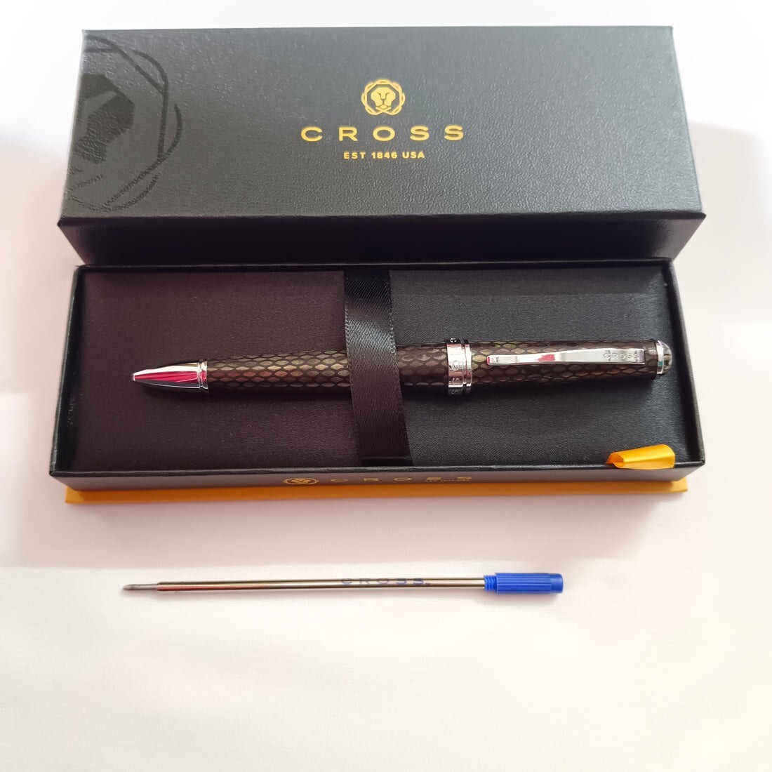 Cross Executive Series Sauvage Leather with Snake Skin Ball pen