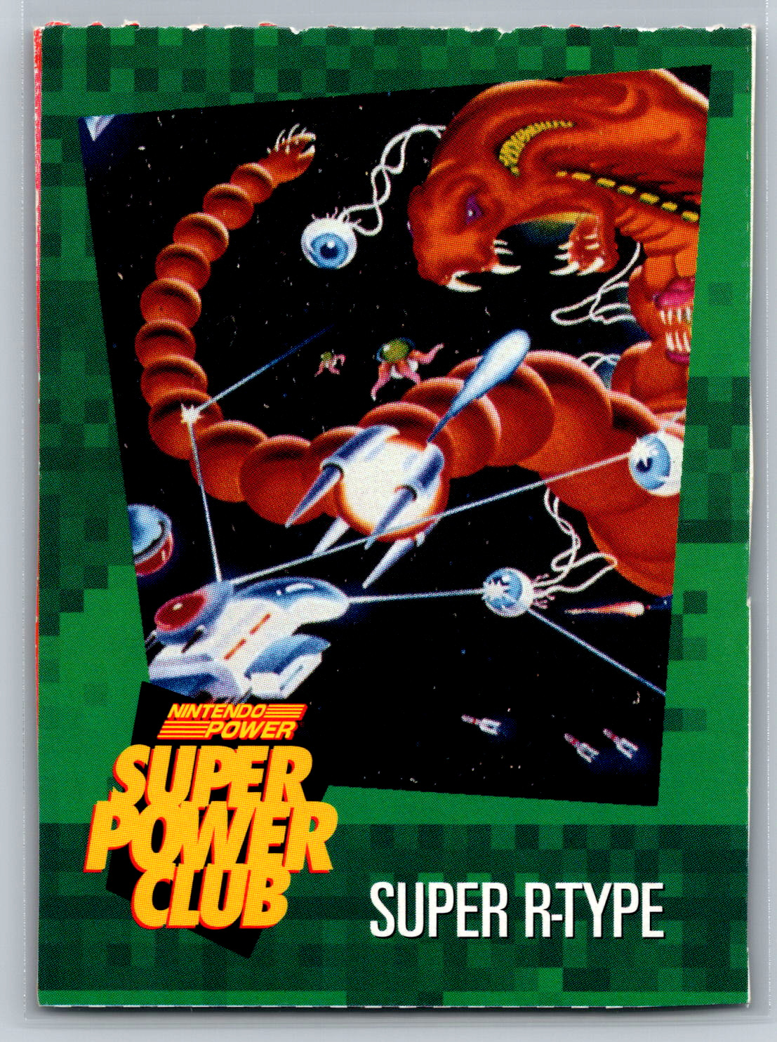 Super R-Type Nintendo Super Power Club Magazine Card #32
