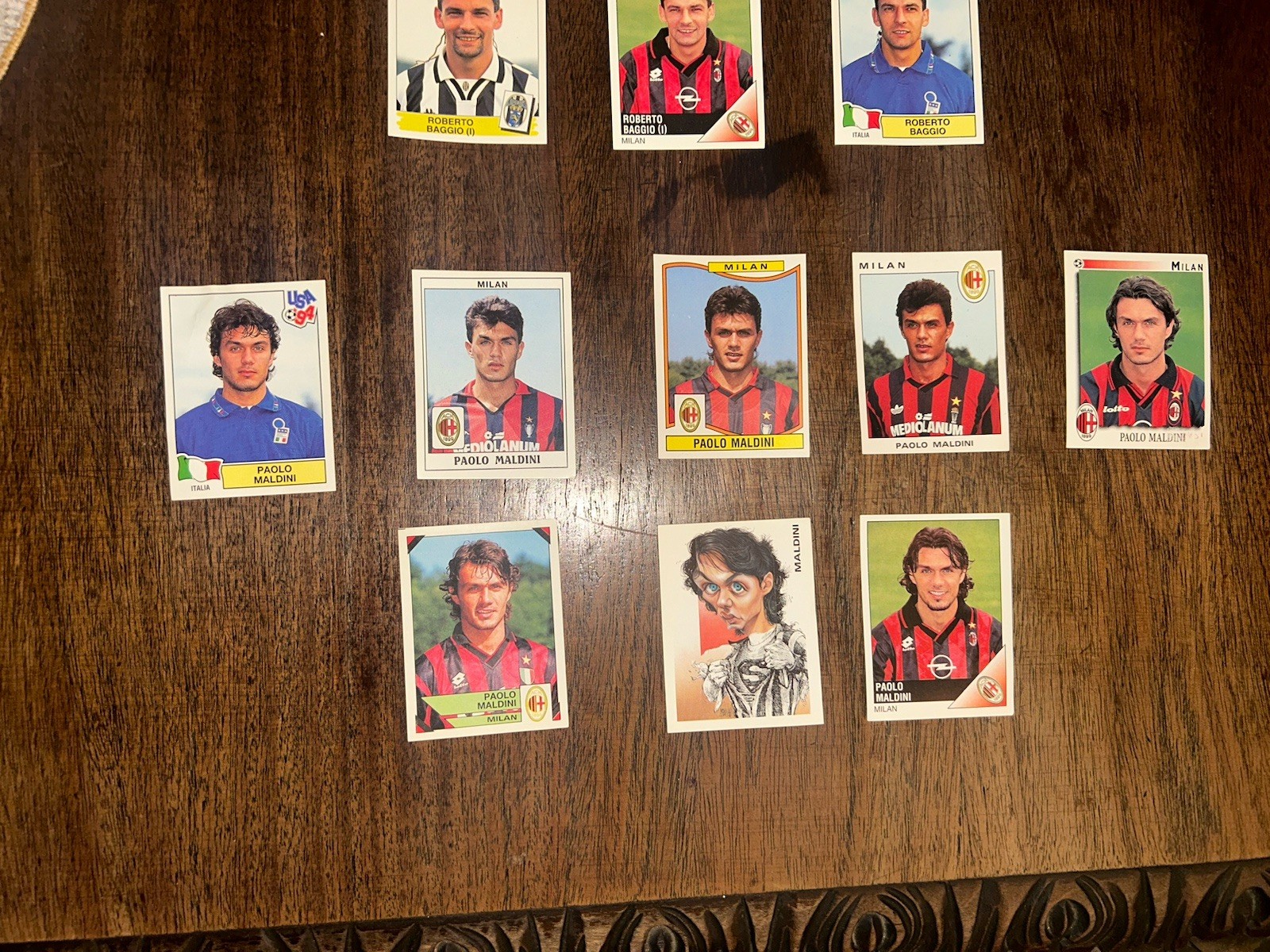 HOLYGRAIL SERIES DEL PIERO-BAGGIO-MALDINI-BUFFON consec Years + Rookie1988-96