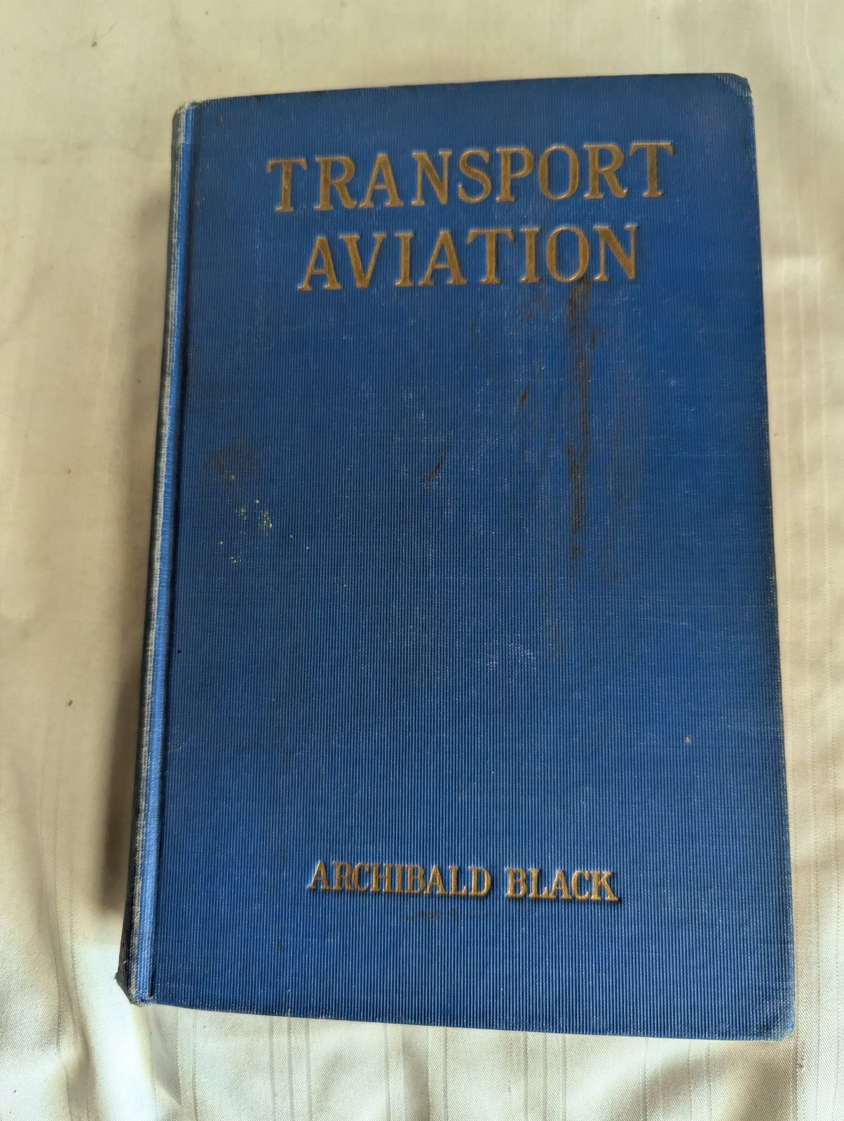 Transport Aviation HB book by Archibald Black, Engineer 1926 interwar era