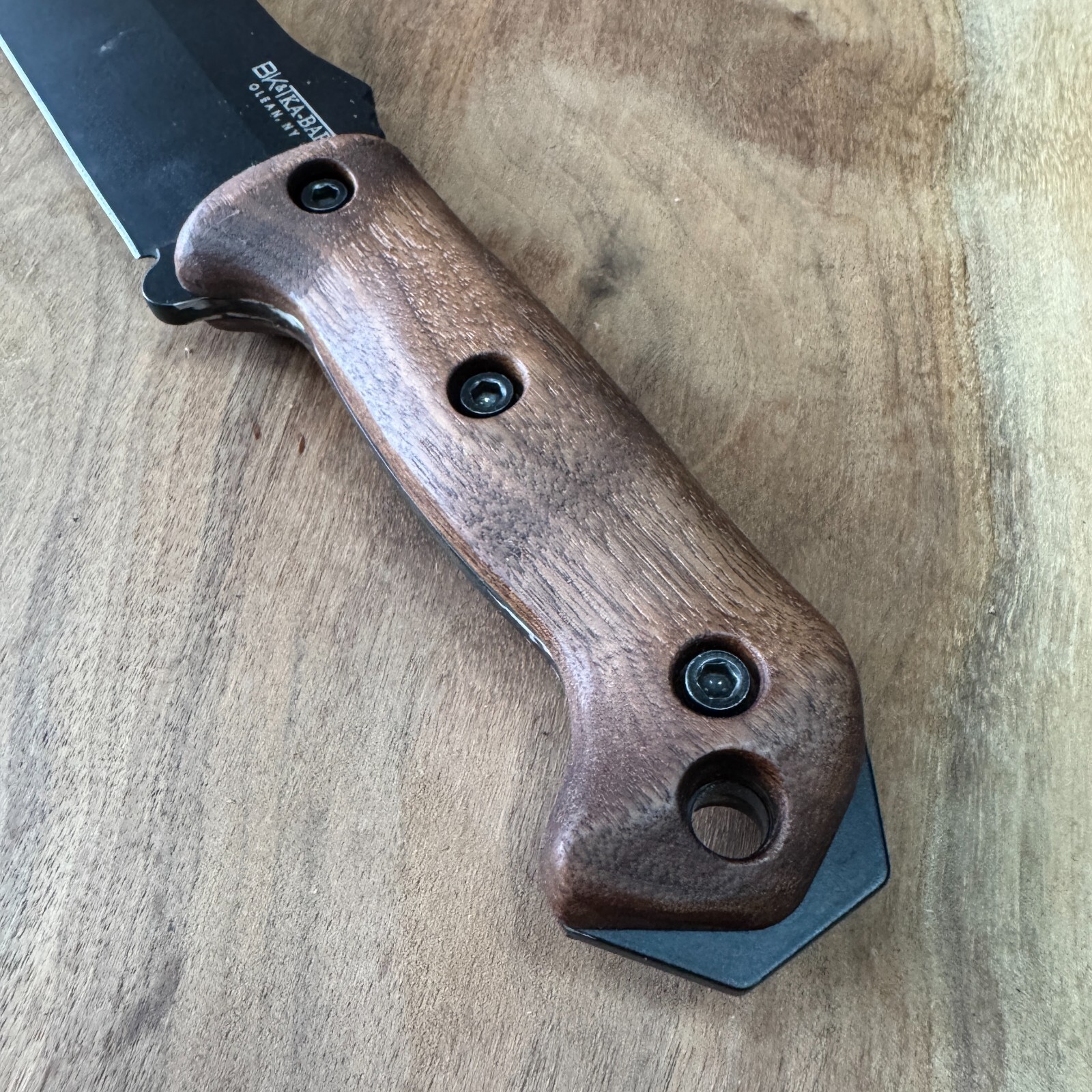 Walnut Scales for Ka-Bar Becker bk-2 bk-7 bk-9 etc / custom scales / made in USA