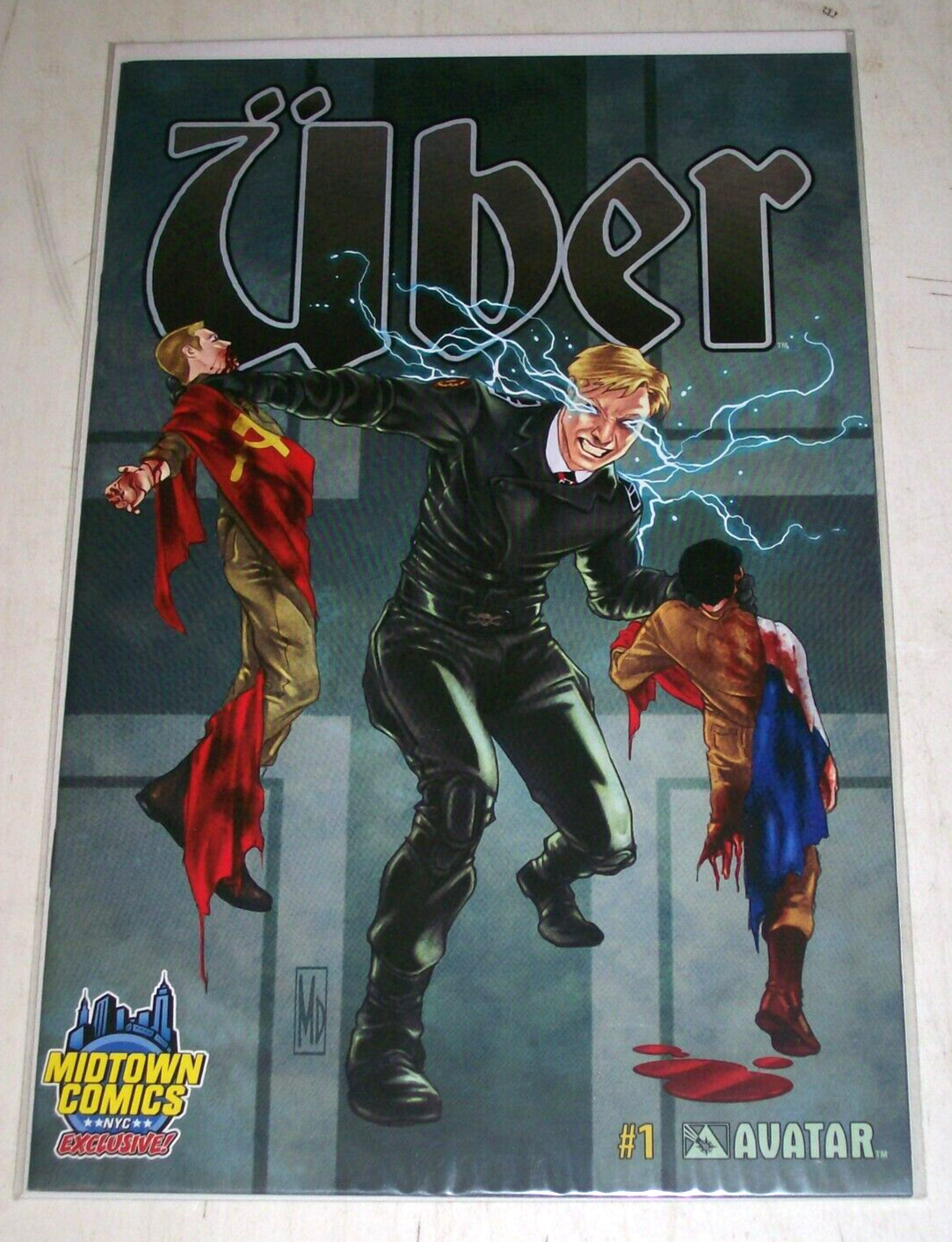 Uber #1 Midtown Exclusive cover Avatar 2013 Kieron Gillen WWII Super Soldiers