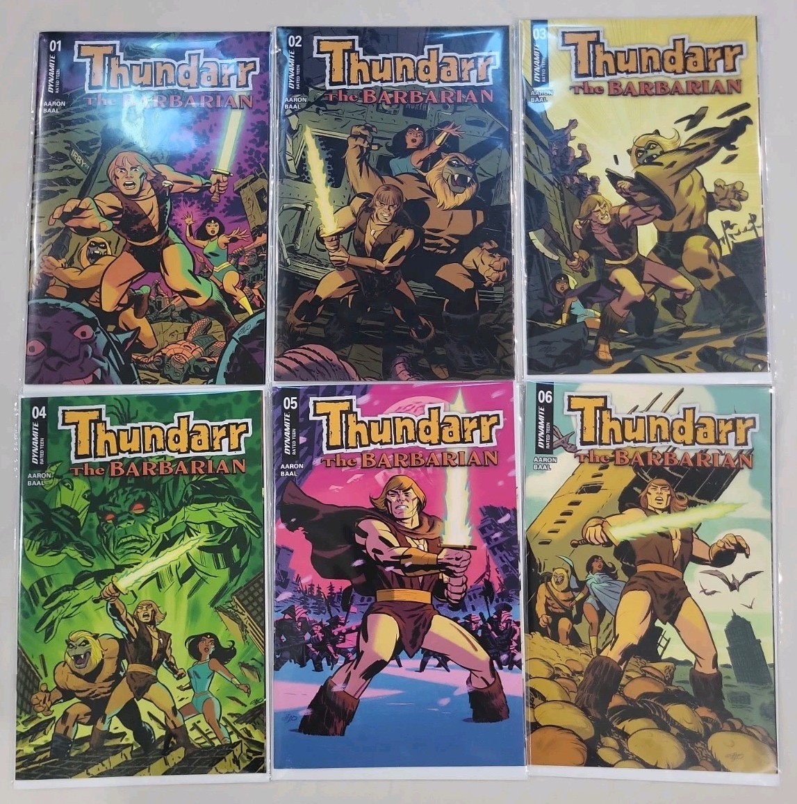 Thundarr the Barbarian #1-6 COMPLETE SET  Dynamite