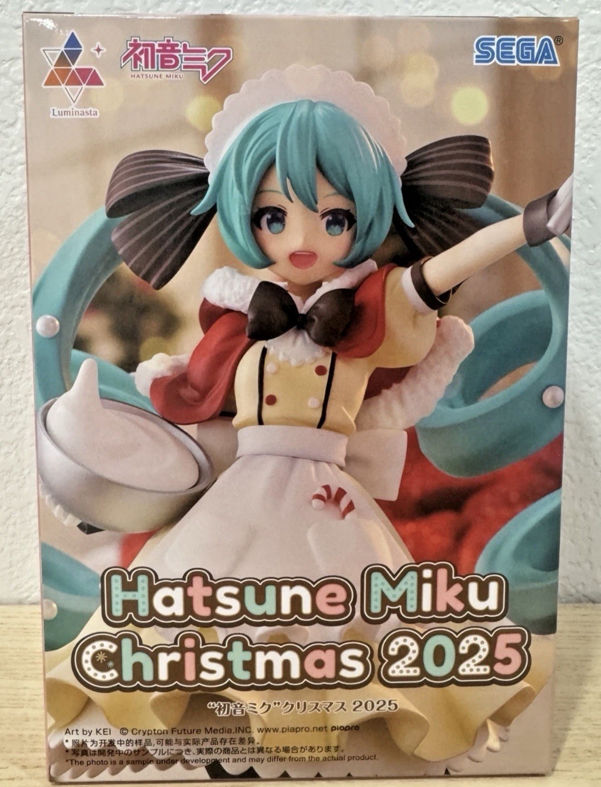 Hatsune Miku Luminasta Figure Christmas 2025 SEGA New In Box - US Seller
