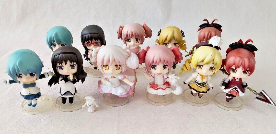 Nendoroid Petit Puella Magi Madoka Magica Trading Mini Figure Lot 11 Complete