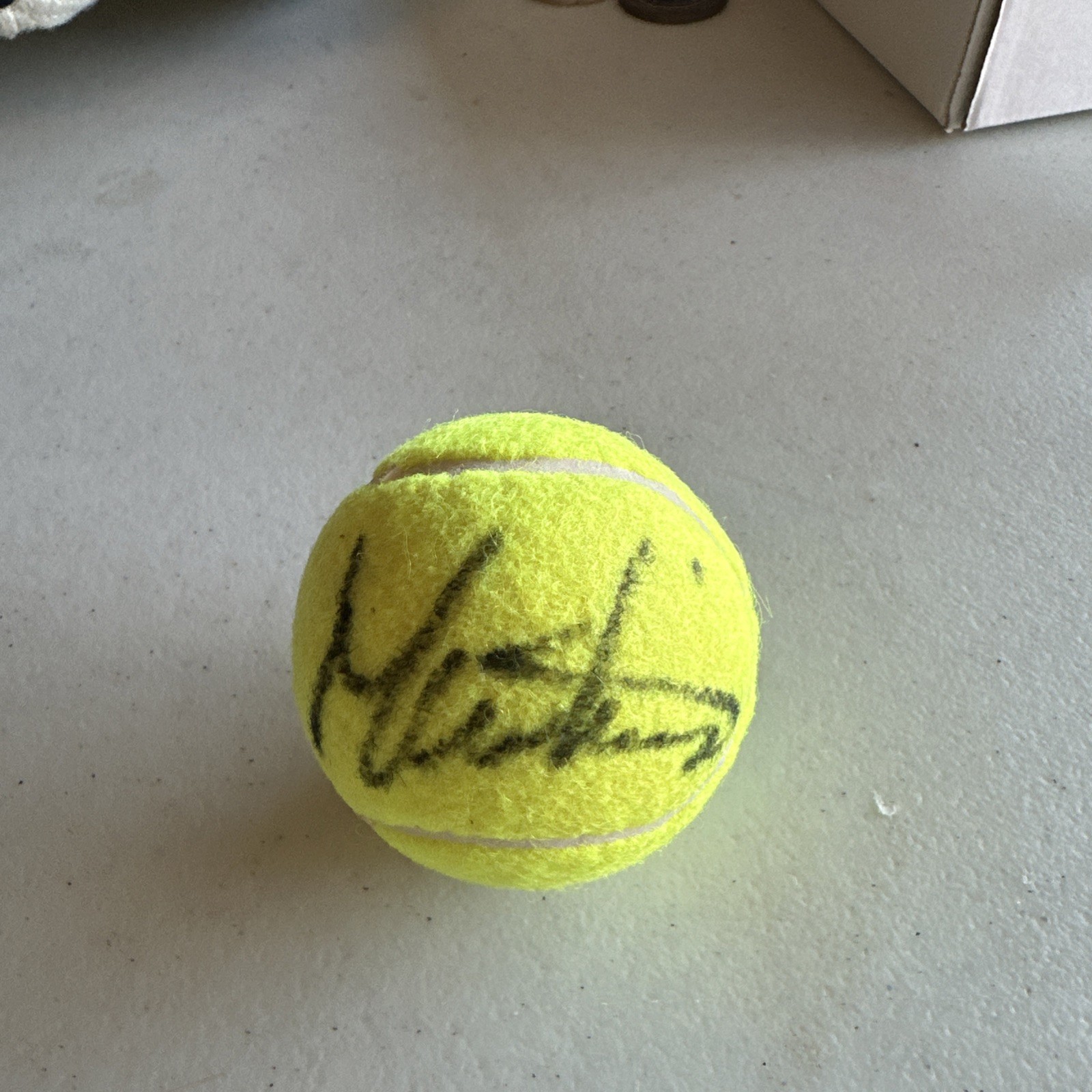 MARTINA NAVRATILOVA SIGNED TENNIS BALL US OPEN GREATEST W/COA+PROOF RARE WOW