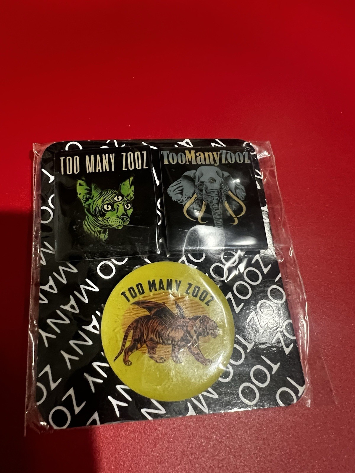 Too Many Zoozs Pins Set