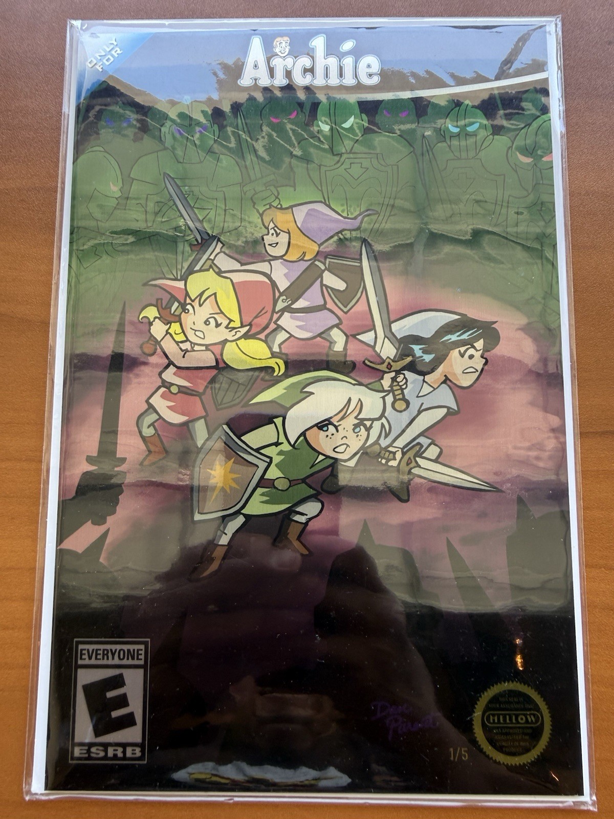 Archie 85th Anniversary Video Game Galaxy Nintendo Legend Zelda Homage METAL