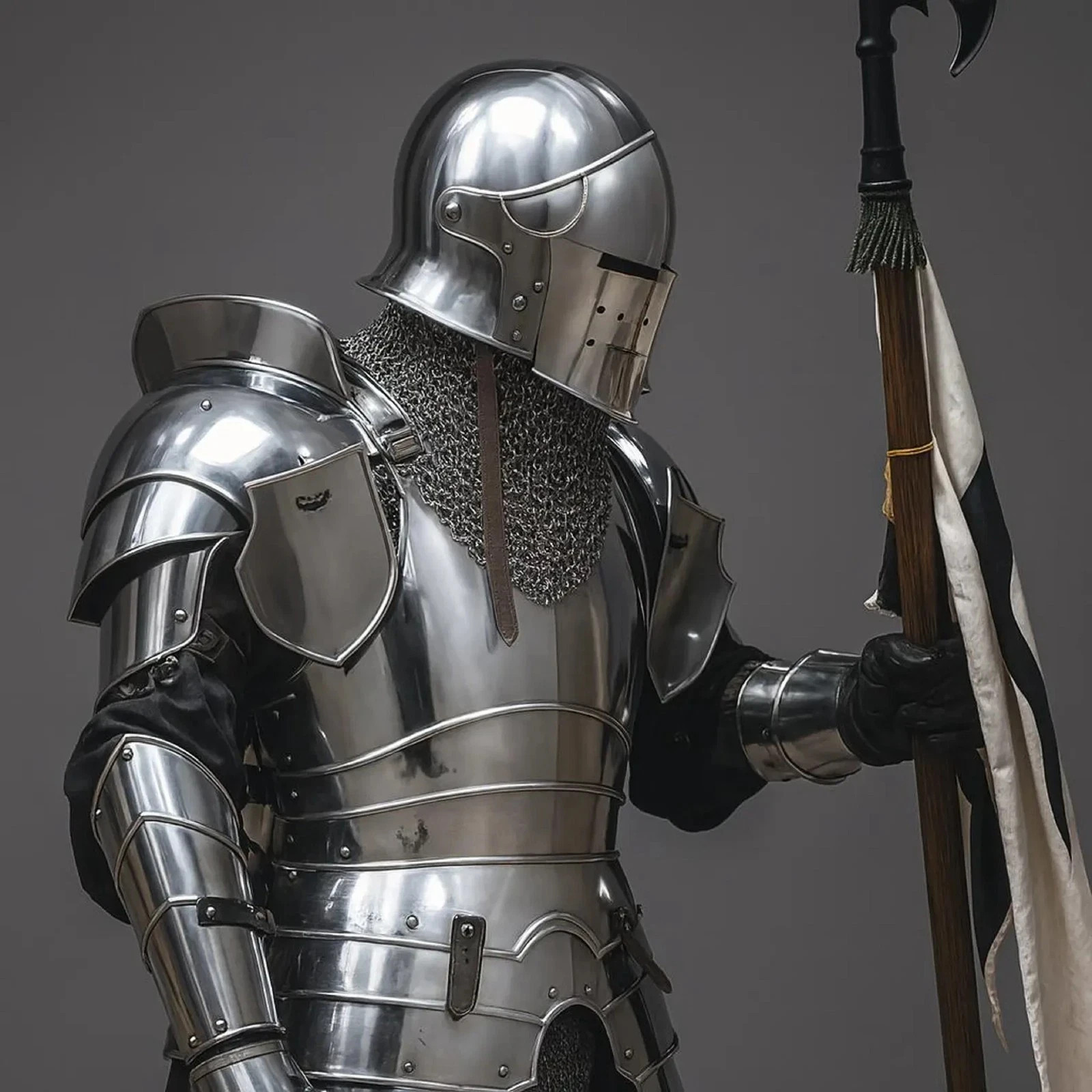 Barbuta Knight Armor Full Set 18 Gauge Steel Medieval Cosplay / Reenactment Suit