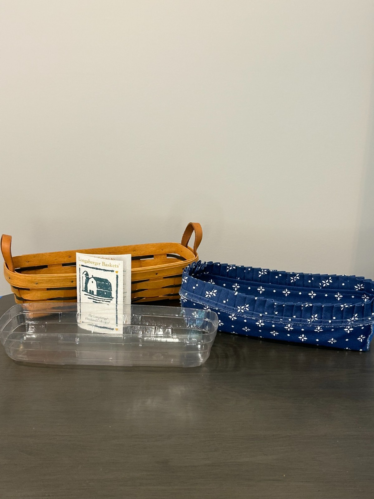 Longaberger Heartland Muffin Basket – 1995 (Heritage Blue)