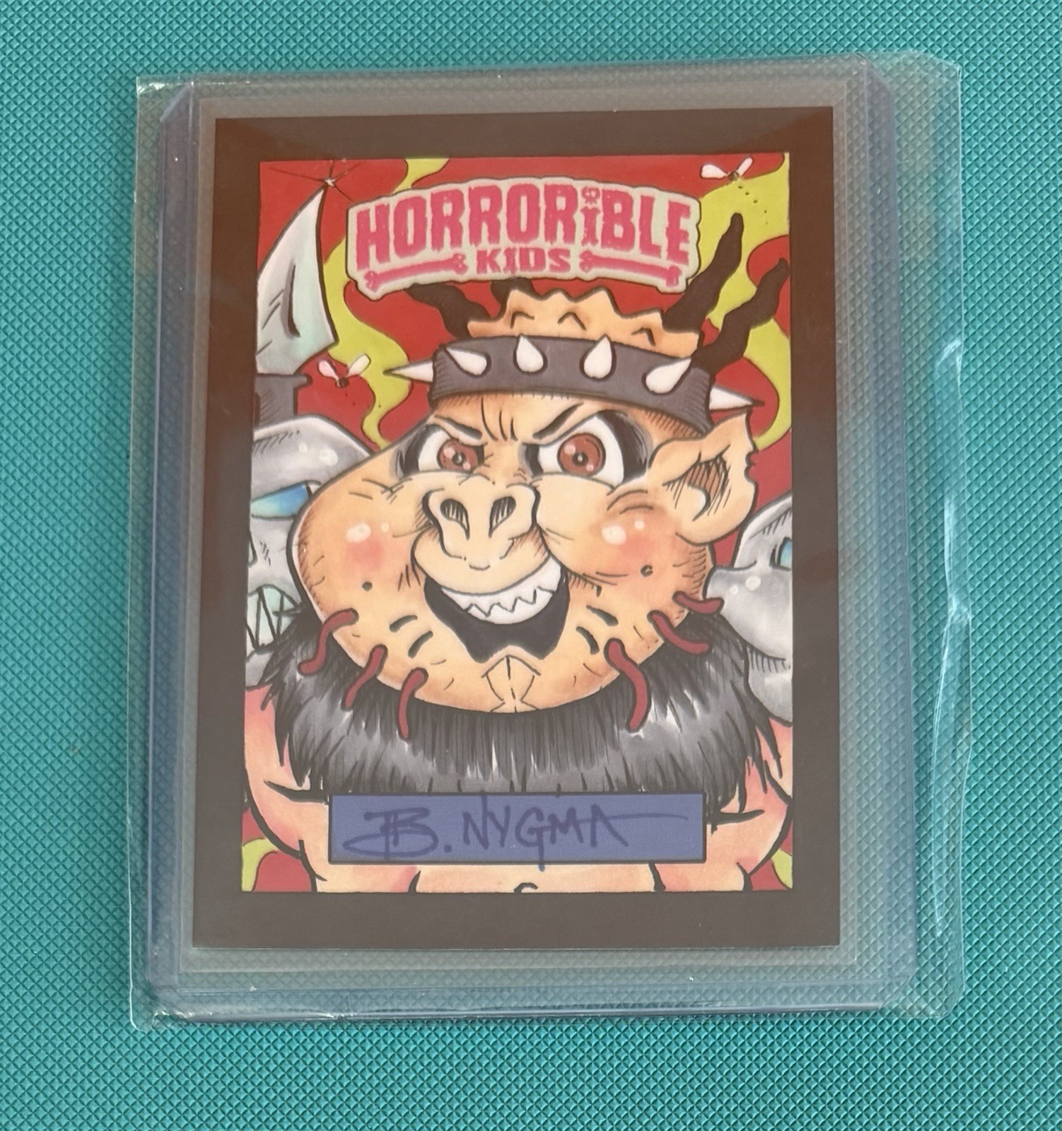 HORRORIBLE KIDS SERIES 10 SKETCH CARD Barry Nygma MARK PINGITORE Gwar Oderus