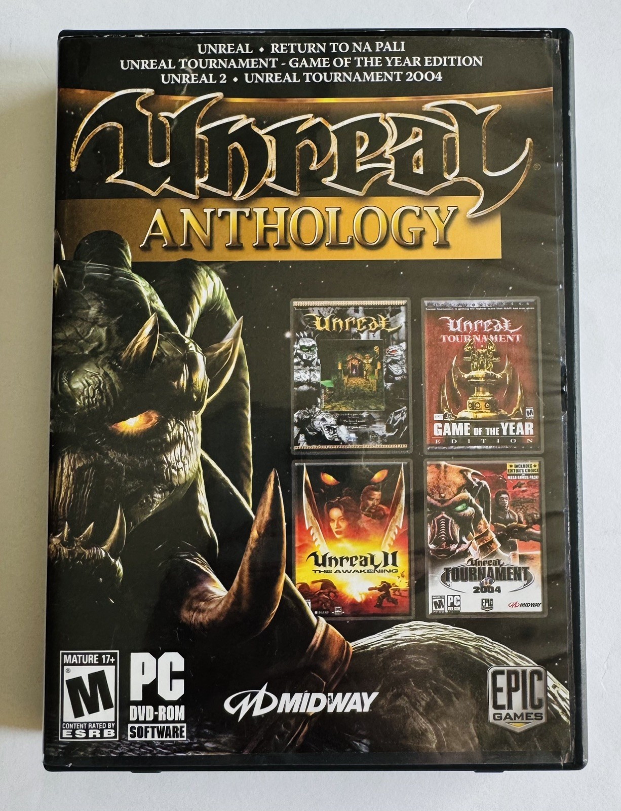 Unreal Anthology PC Game Bundle w/ Soundtrack & CD Key
