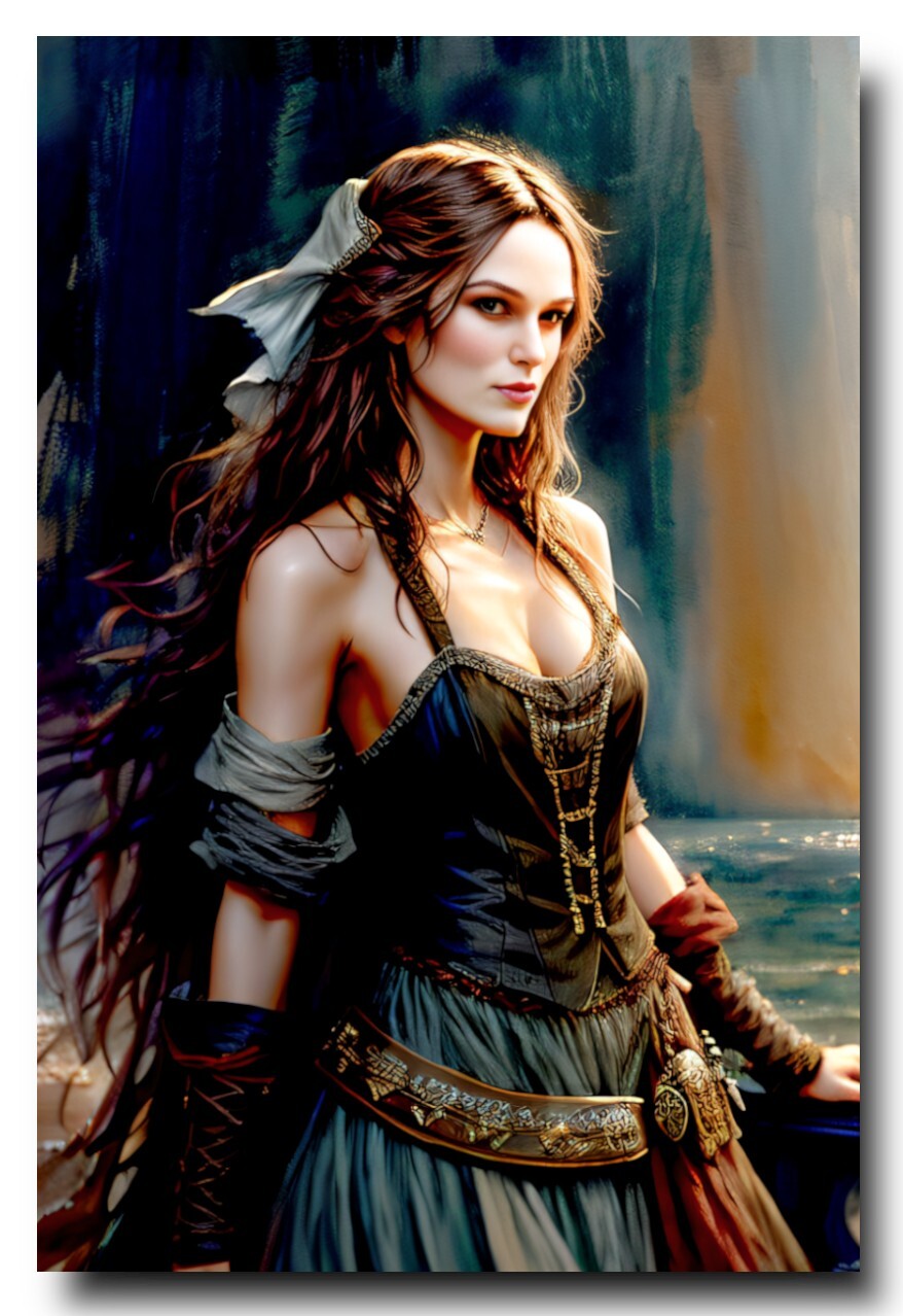 4 x 6 inch Kiera Knightley Exclusive Art Print Collectible Photo