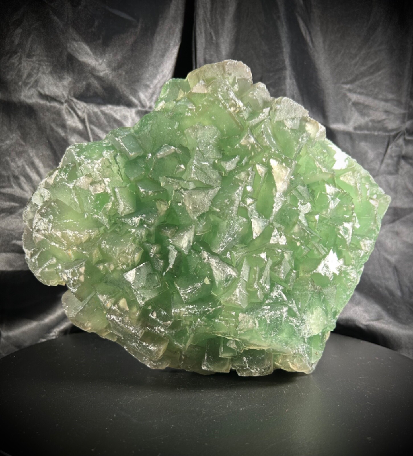 11lb 13.9oz Natural Green Fluorite Specimen 10\