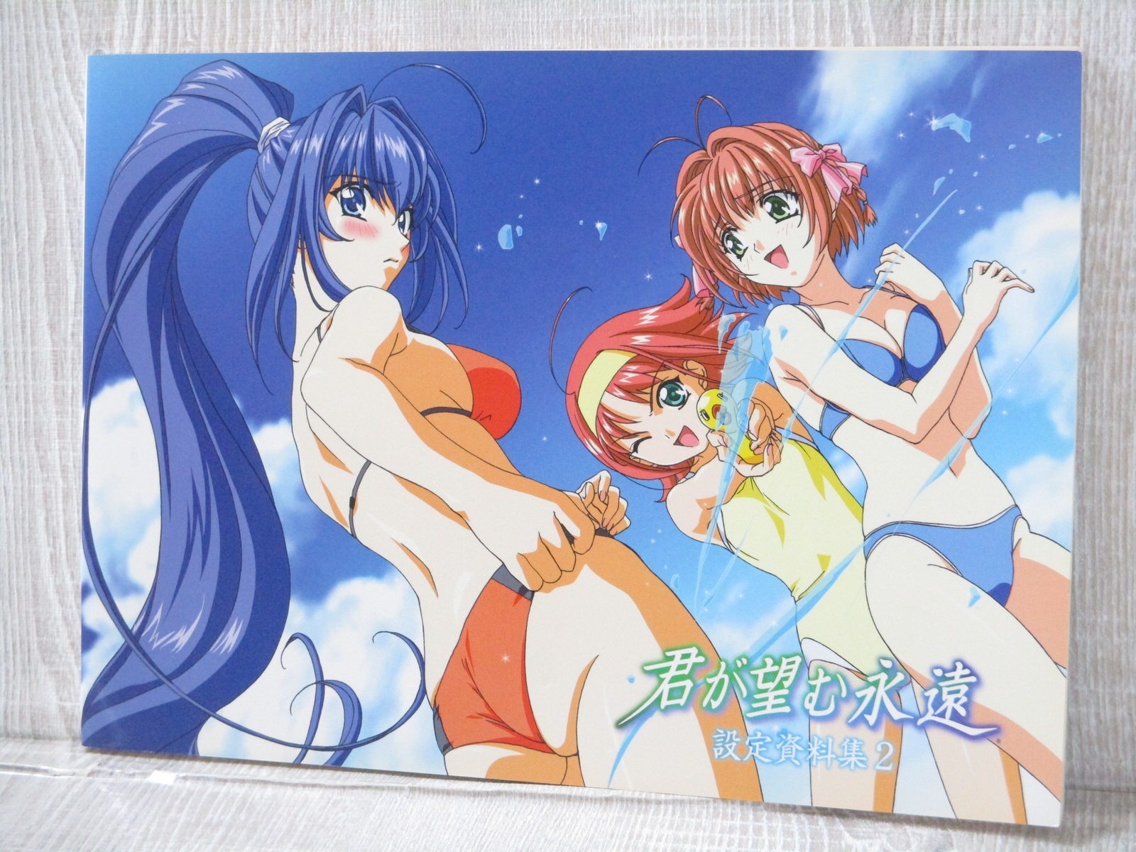 KIMI GA NOZOMU EIEN Art Works 2 Model Sheet Fan Book PS2 Japan