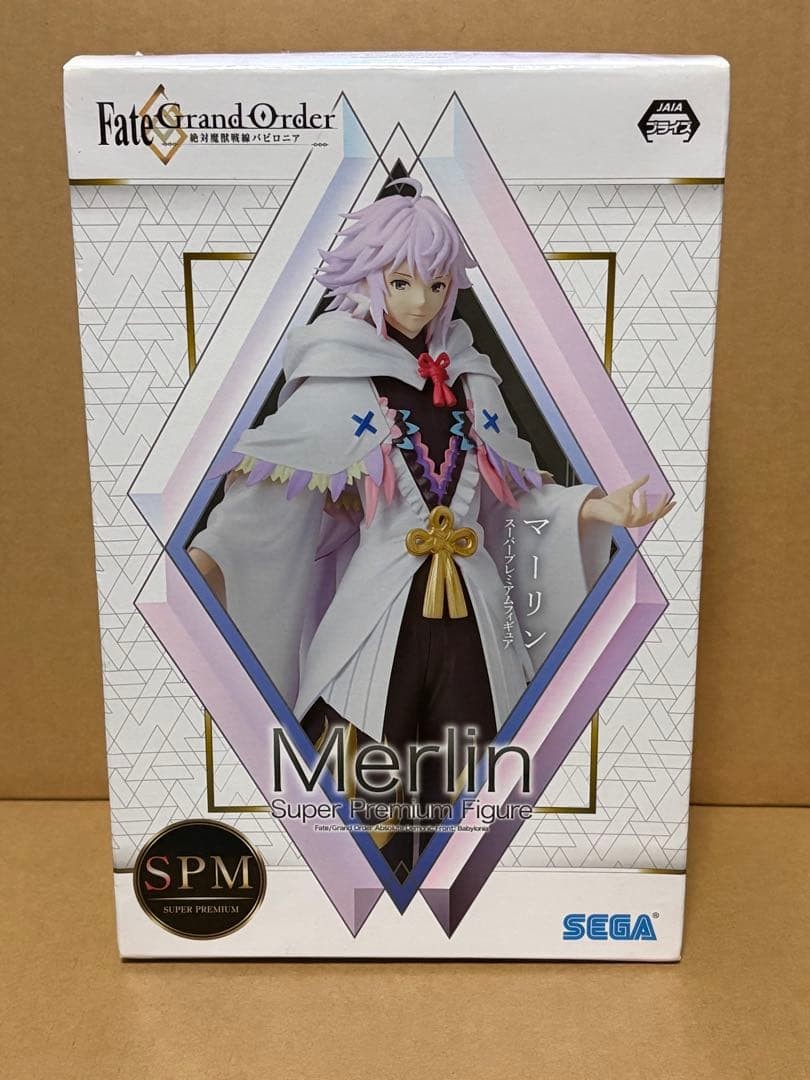 SEGA Fate/Grand Order Merlin 22cm Super Premium Figure with Staff