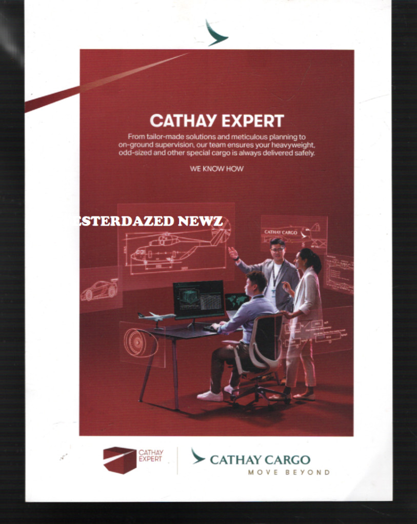 2024 Print Ad for Cathay Cargo \