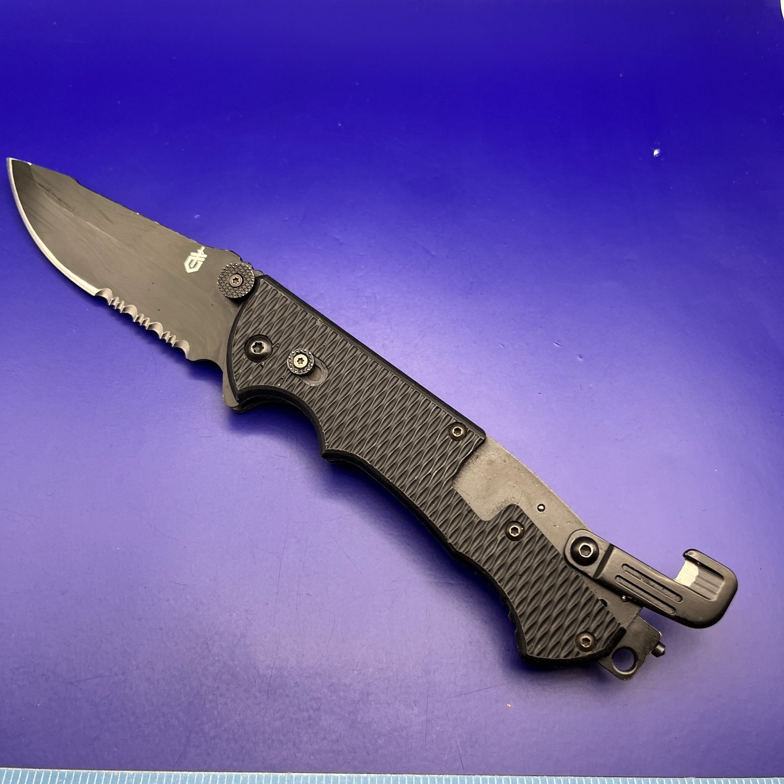 Gerber Hinderer CLS Pocket Knife Slide Lock Combo Edge Blade