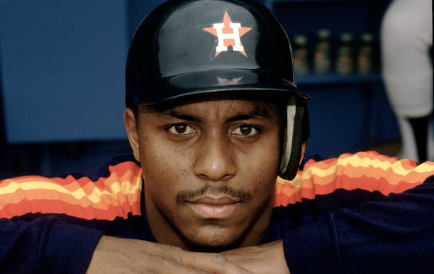 Houston Astros Outfielder Billy Hatcher portrait pregame June 7 19- Old Photo