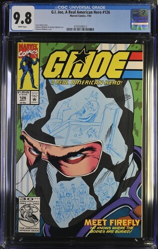 G.I. Joe, A Real American Hero #126 (Marvel - 7/92) CGC 9.8 - White Pages