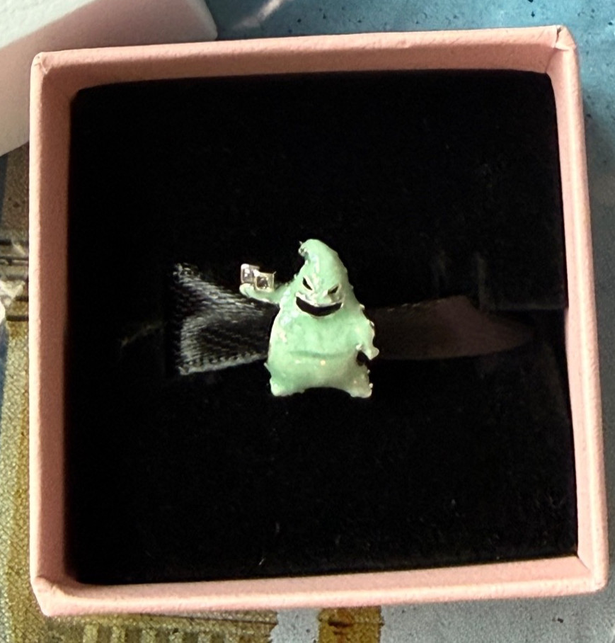 2026 Disney Parks Oogie Boogie Nightmare Before Xmas Glow in Dark Pandora Charm