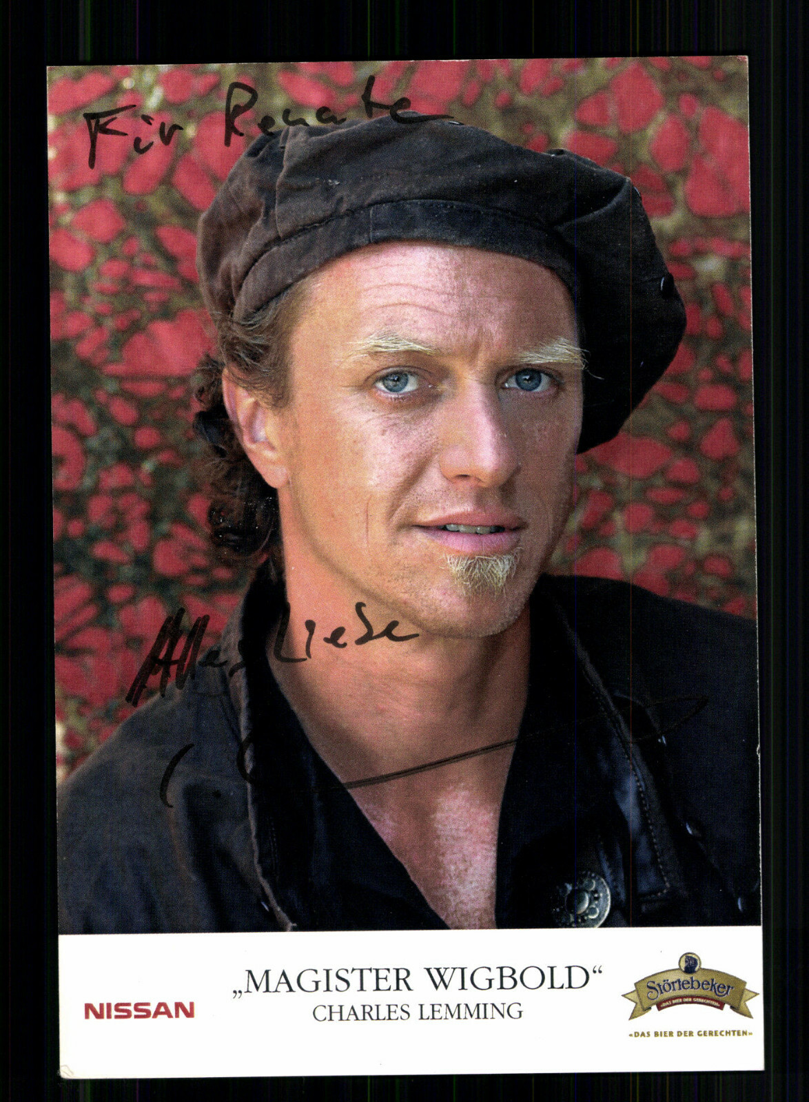 Charles Lemming Störtebeker 2006 Autograph Card Original Signed + F 8101