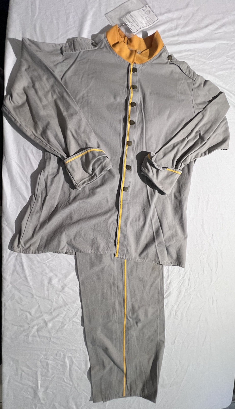 Civil War Confederate Style Theater Military Uniform Costume Mens XL